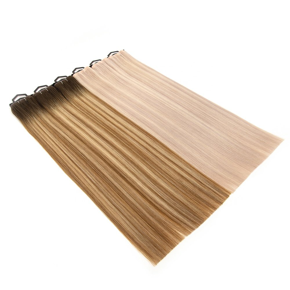 2024 New arrival highest quality xo cuticle seamless flat invisible hole pu skin weft weave human hair extensions