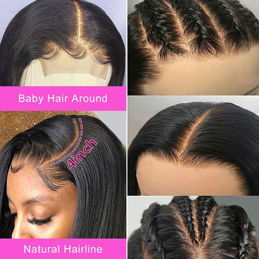 Hd Lace Frontal Wig Human Hair Raw Brazilian Human Hair Braided Lace Front Wigs For Black Women Vendor Glueless Full Hd Lace Wig