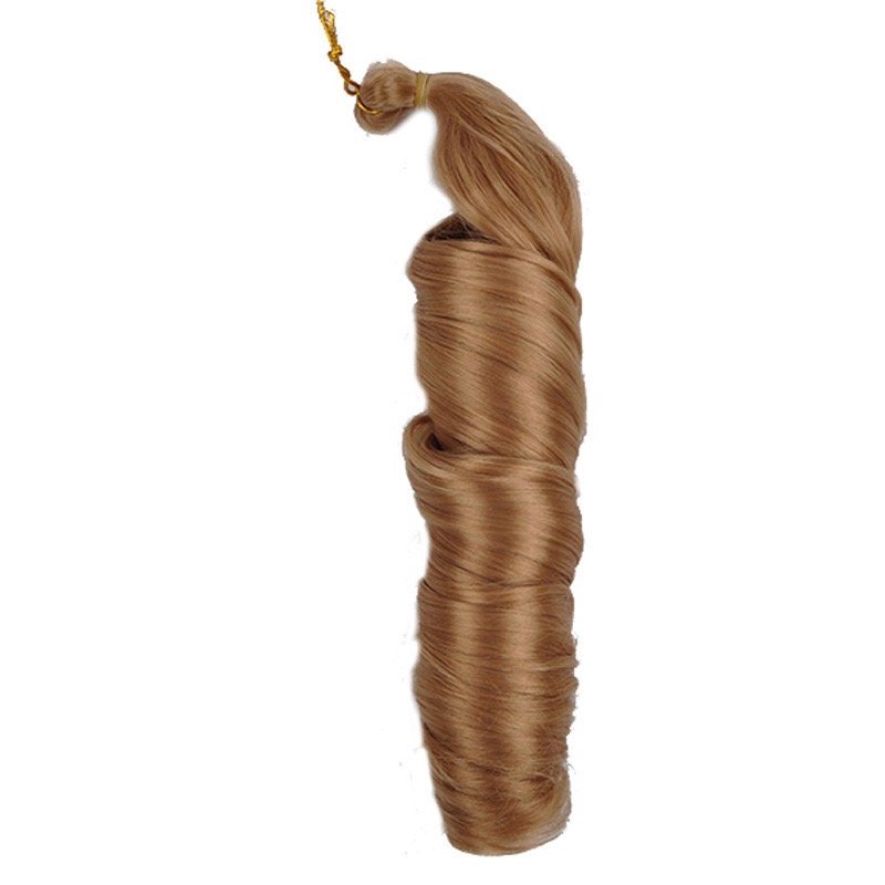 French Curly Braiding Hair for Box Braids Loose Wave Braiding Hair Crochet Spanish Curly Spiral Synt Hair Extensions for Women