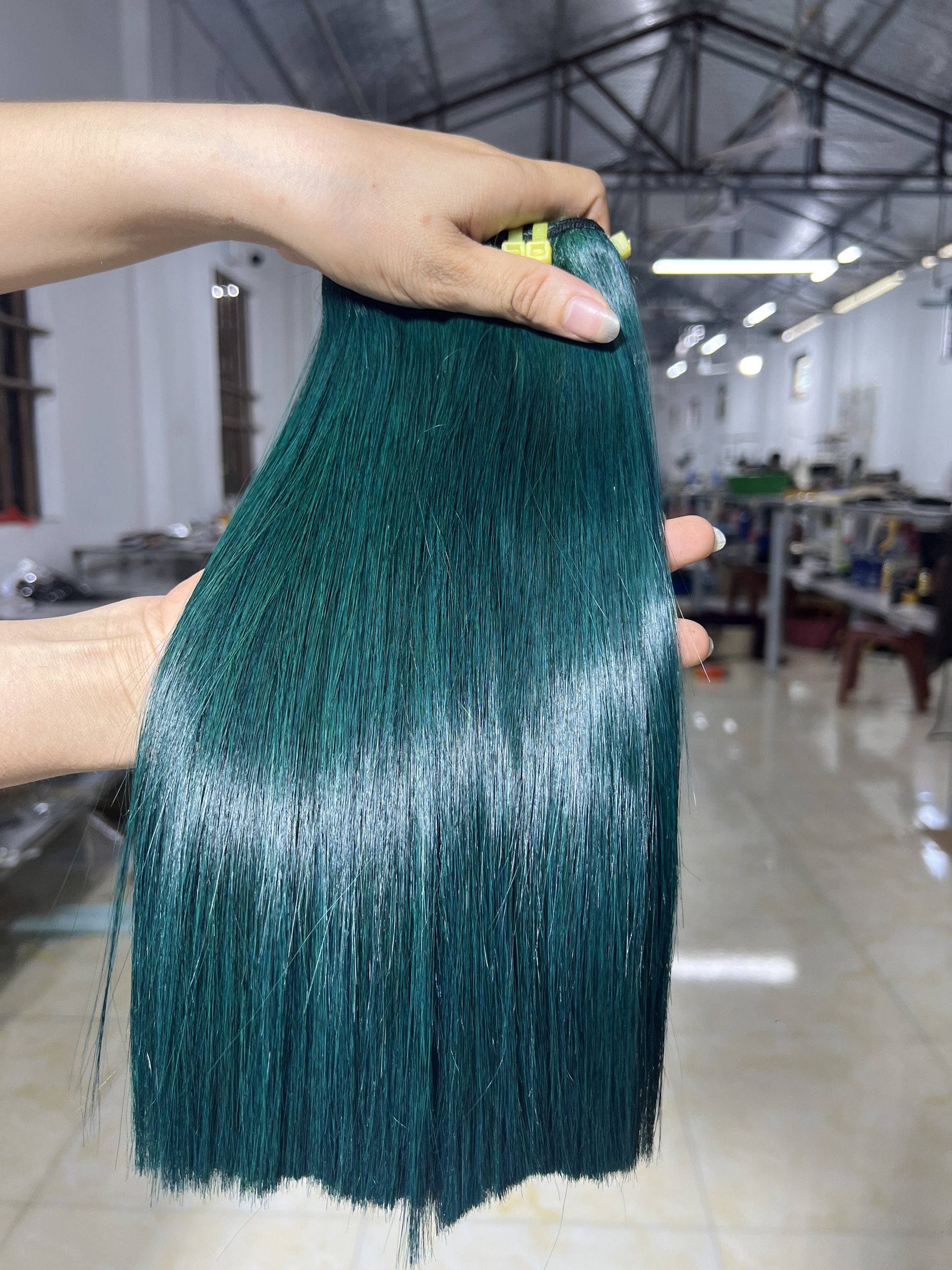 100% Virgin Hair Weft Natural Color Straight Vietnamese Human Hair
