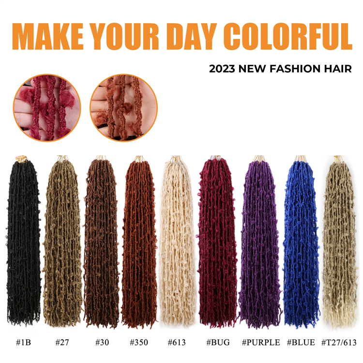 Synthetic Butterfly Crochet Hair Extensions Bohemian butterfly loc crochet hair 12-18" distressed butterfly locs