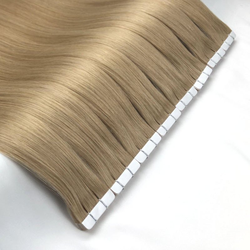 Hot Selling Smooth Shiny 100% Remy Virgin Hair Extension No Knotting Or Shedding Tape In Hair Extensions