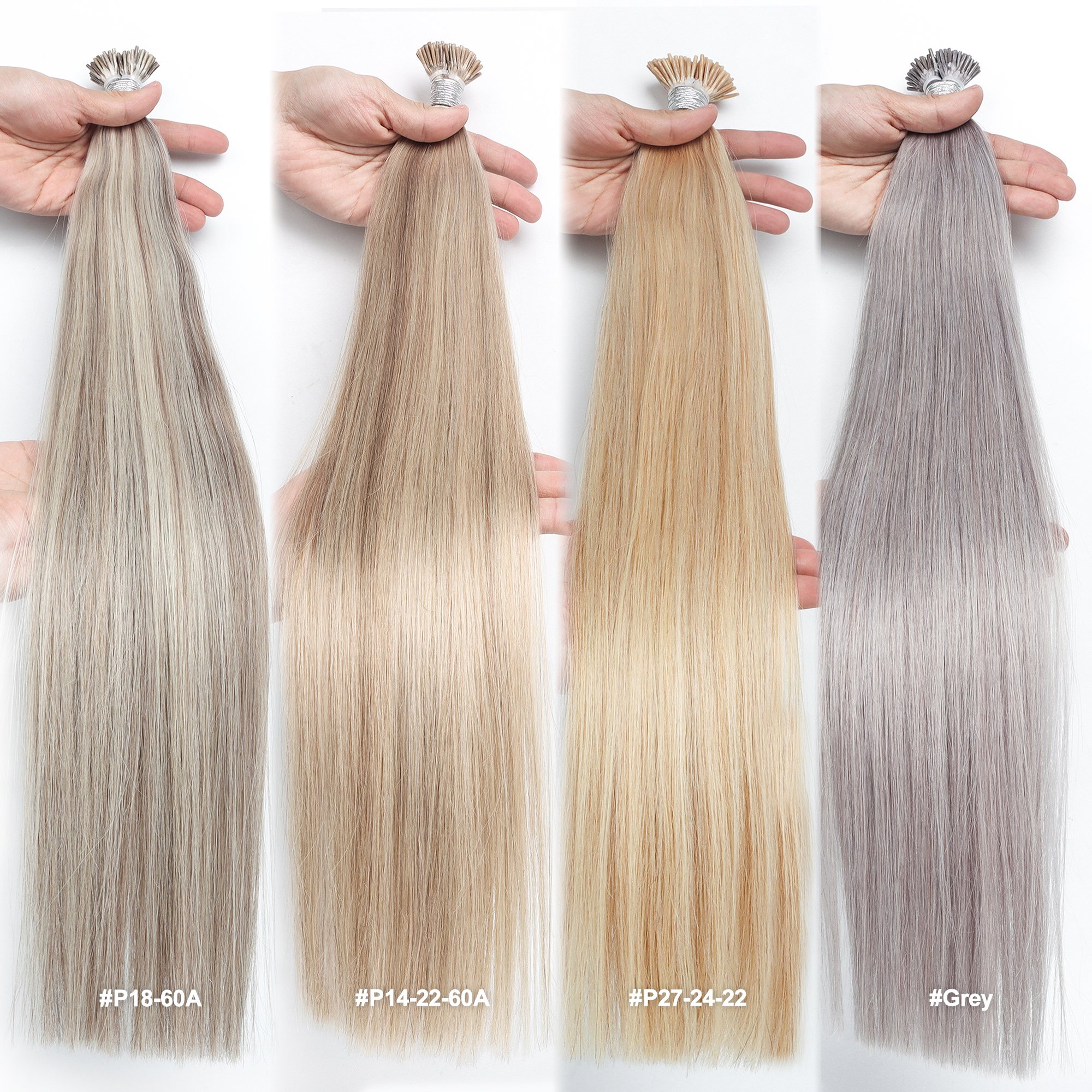 Top Quality Double Drawn Virgin Russian Human Hair 25g U/K/Itips Natural Wave I Tip Hair Extension Human Hair