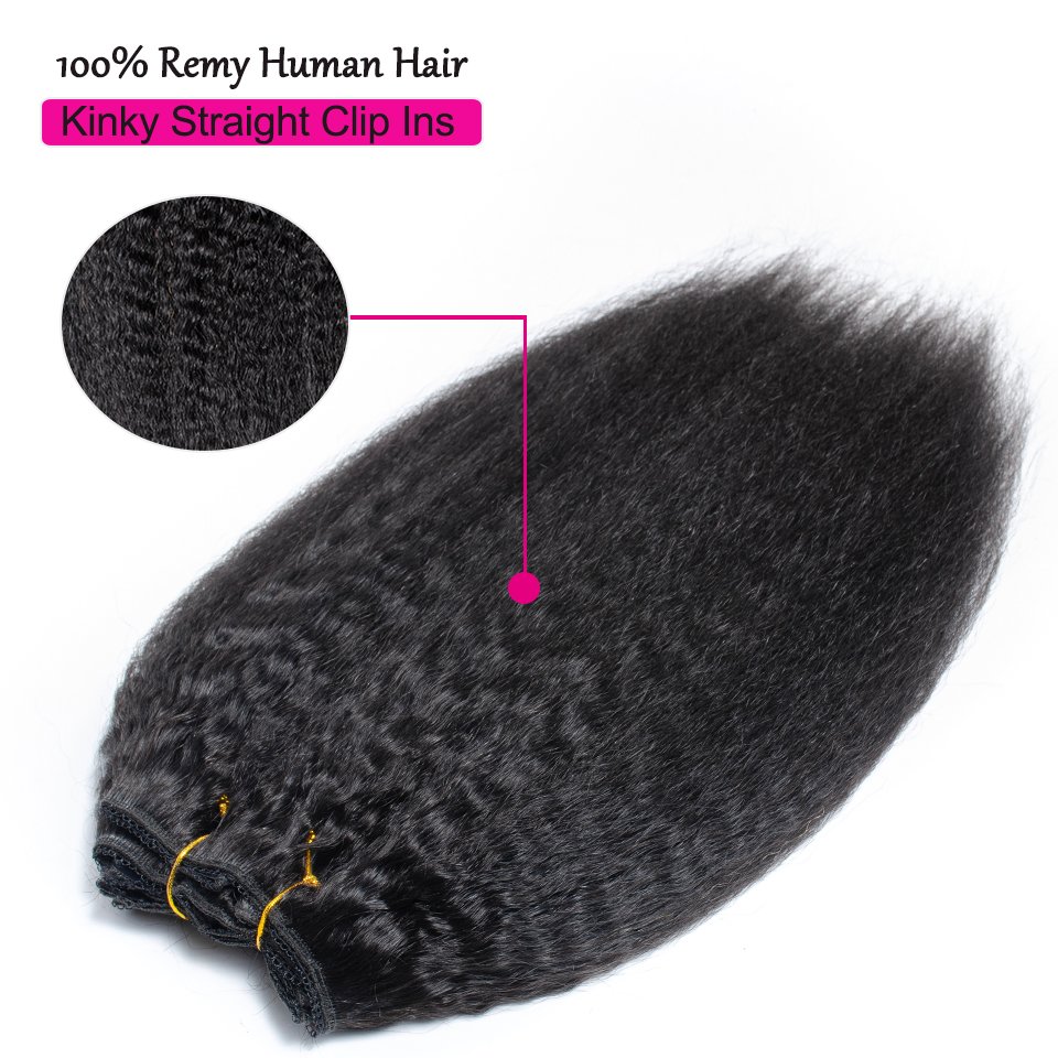 clip in hair extensions human hair,kinky straight clip in human hair extension ,human hair clip ins human natural hair