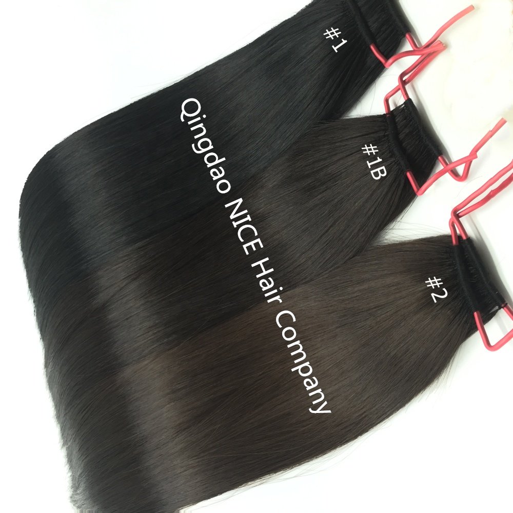 Cuticle virgin human Indian/brazilian/peruvian/russian korea hair knot hair extension feather hair