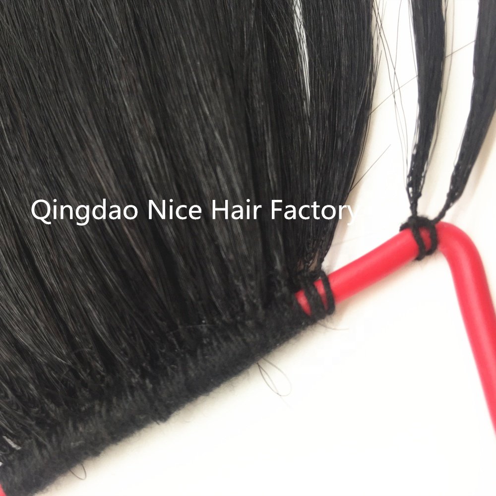 Cuticle virgin human Indian/brazilian/peruvian/russian korea hair knot hair extension feather hair
