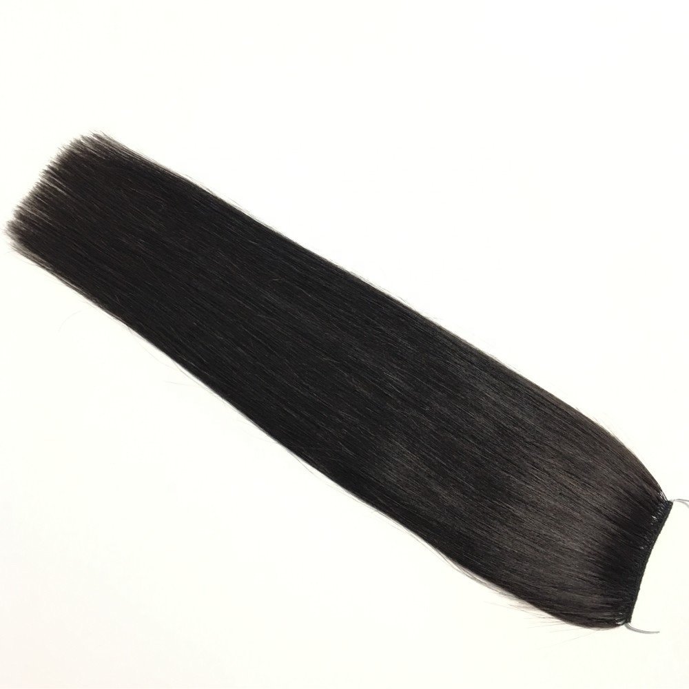 Cuticle virgin human Indian/brazilian/peruvian/russian korea hair knot hair extension feather hair