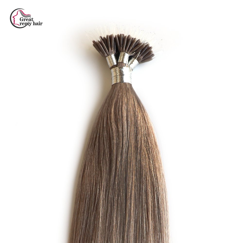 human hair extension nano rings curly human hair extensions