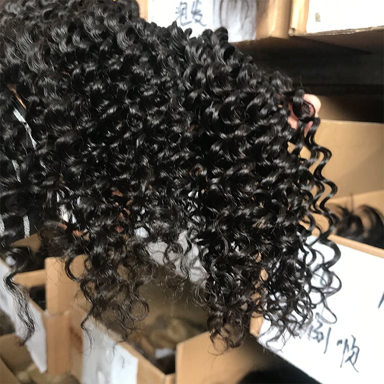 10A grade remy virgin malaysian afro kinky curl sew in hair weave human hair extension