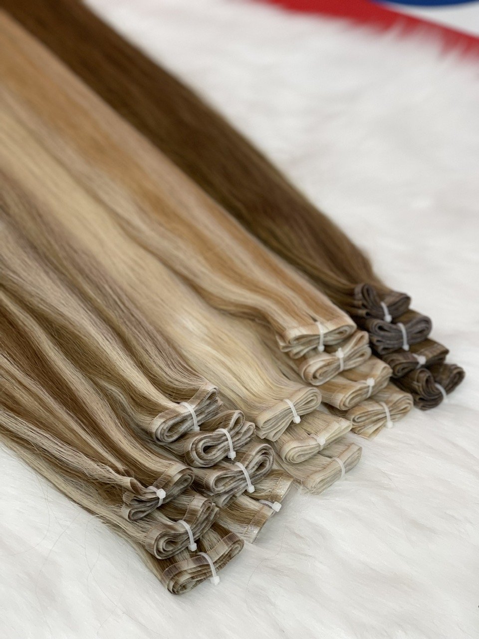 HOT TREND Flat Weft Double Drawn Remy Virgin Hair Extensions Wholesale Vietnamese Hair Human hair ready to ship