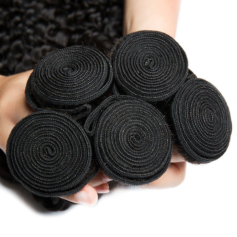 Indian Deep Wave Curly Hair Virgin Human Hair Extensions Weave 1 Bundles
