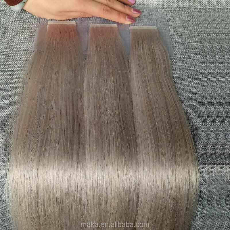 100% human hair European tape hair extensions