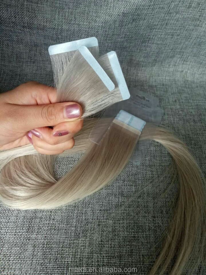 100% human hair European tape hair extensions