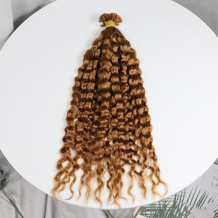 Natural Wave Flat Tip Human Hair Hight Quality Women Hair Remy Virgin Russian Hair Extension