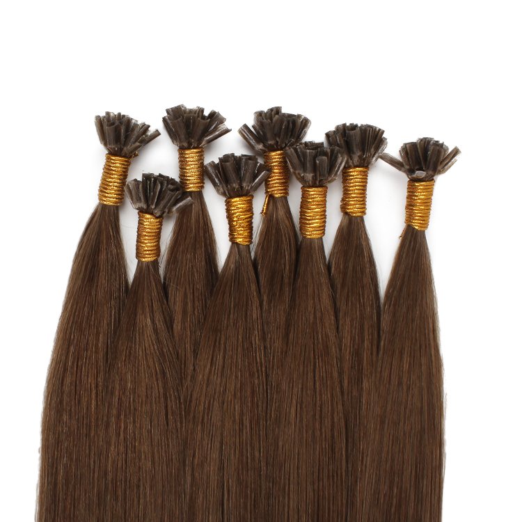 Natural Wave Flat Tip Human Hair Hight Quality Women Hair Remy Virgin Russian Hair Extension