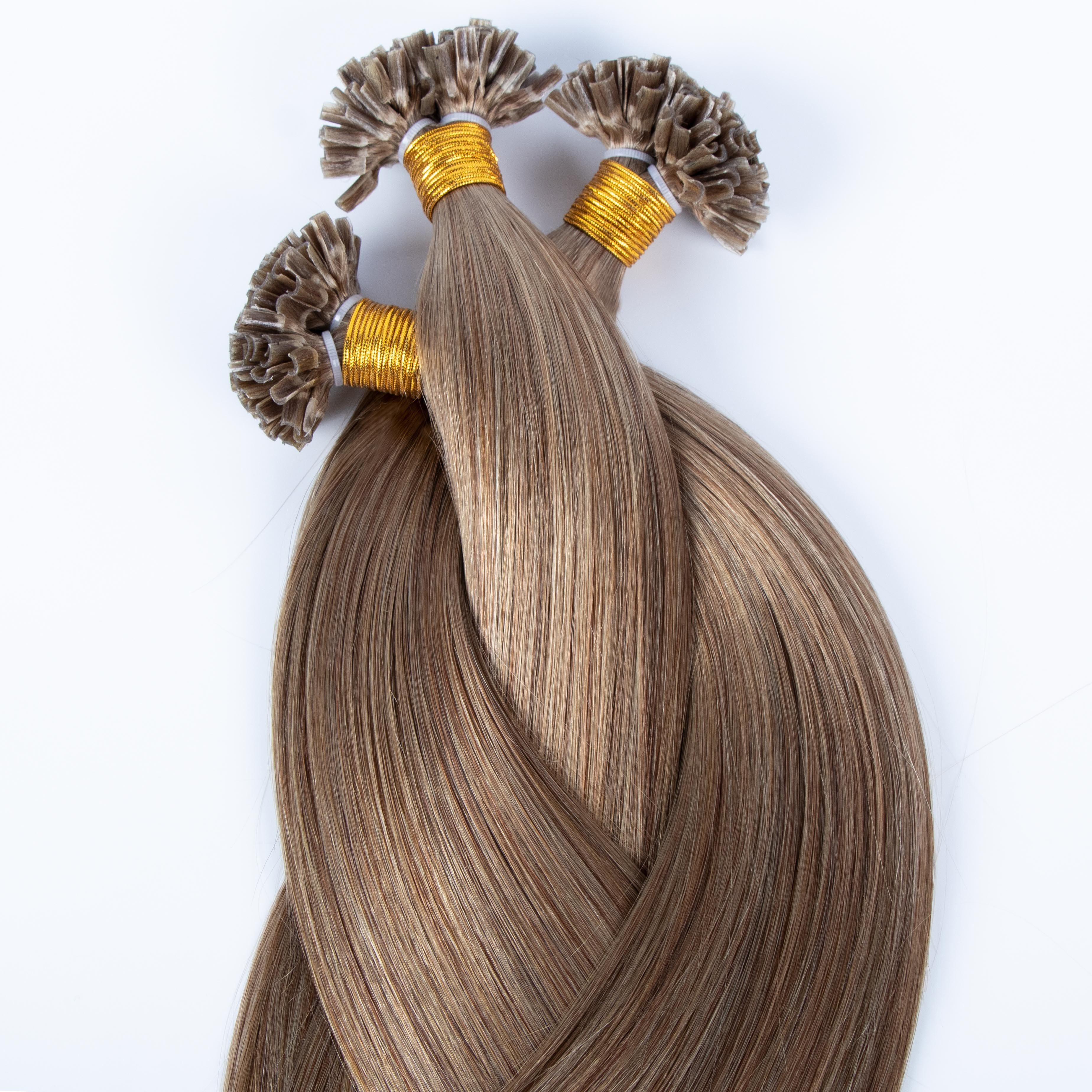 Natural Wave Flat Tip Human Hair Hight Quality Women Hair Remy Virgin Russian Hair Extension