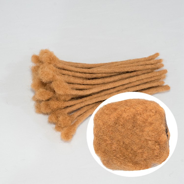 KAMA Good Quality 18 Inches 300g Afro Kinky Bulk Human Hair Extensions With Curly Texture Can Be Bleached and Dyed