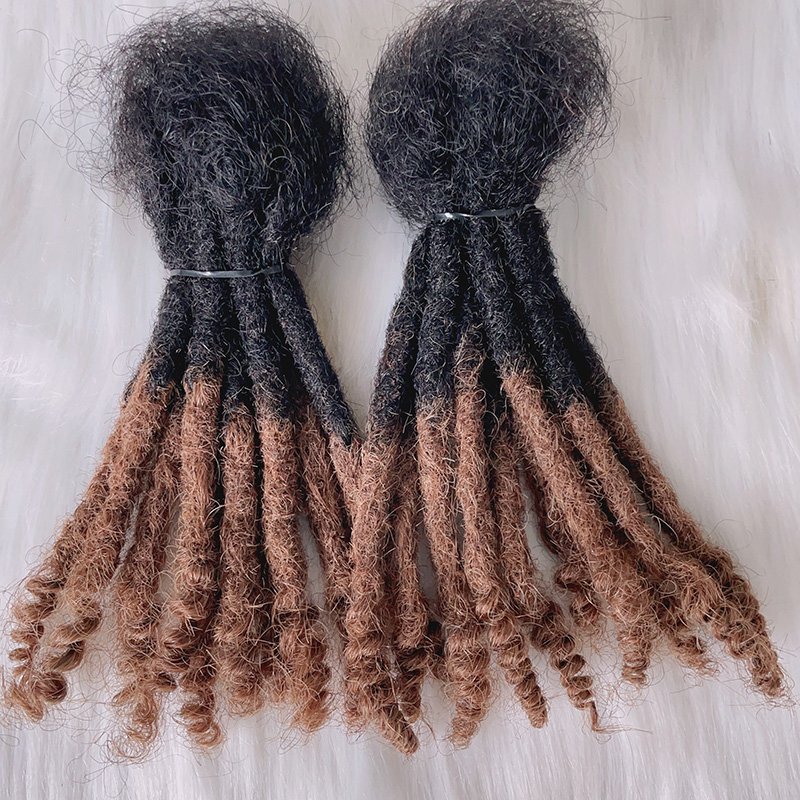 Wholesale summer Indian 100% handmade microlocks locs crochet 10-30 inch brazilian Braiding human hair extensions dreadlocks