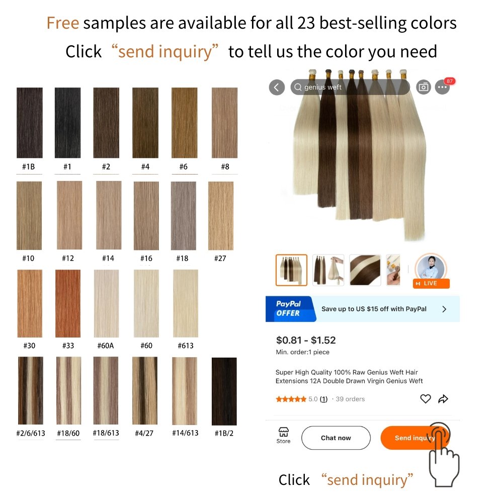 Thick End Wholesale Invisible Russian Clip Ins Human Hair Extensions Seamless Clip In Hair Extension