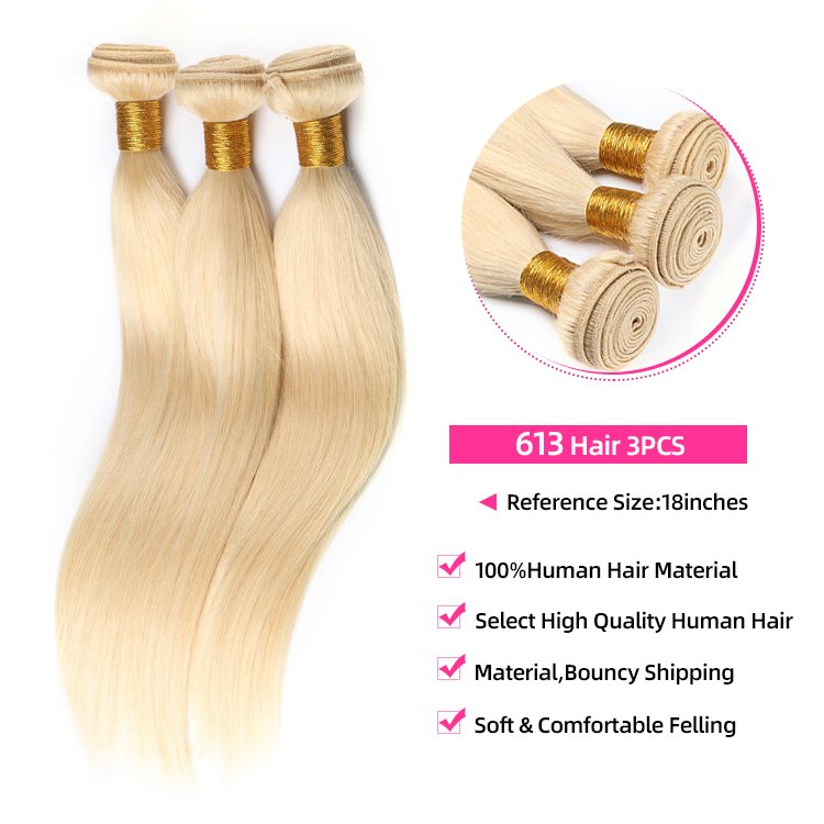 Kinky Blow Out Clip In Elesis 100% Blonde 613 Russian Chinese Pussy With For Processed Straight Human Hair Extension