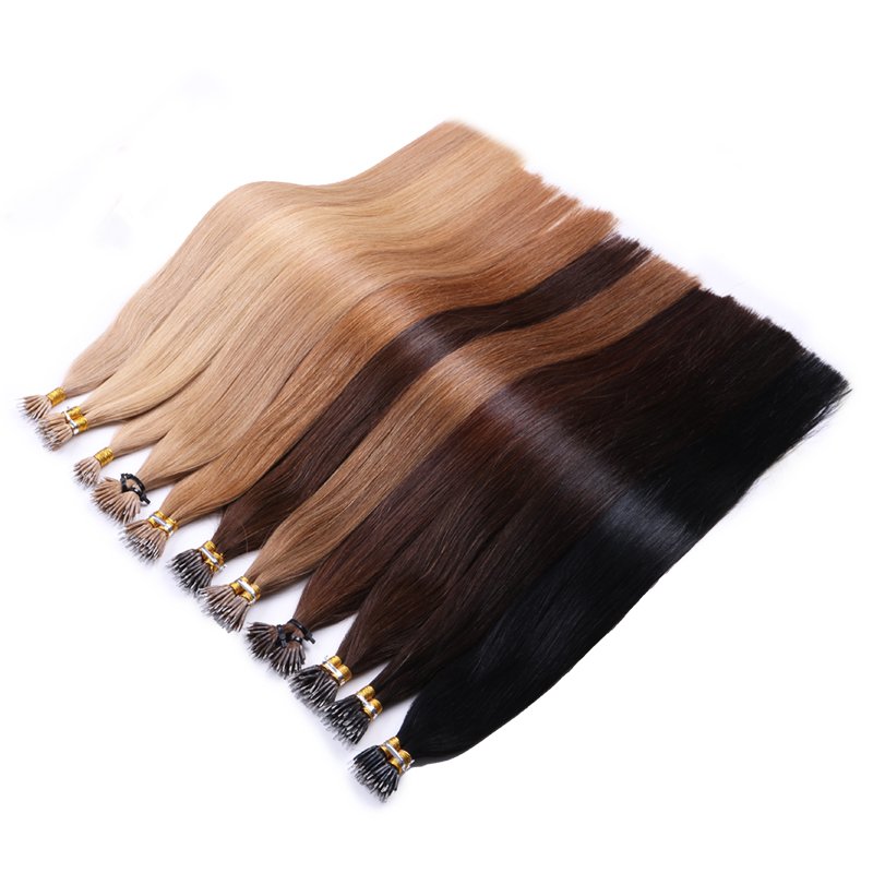 Factory Price Cuticle Intact Remy Hair 20'' Pre Bonded Nano Tip Link hair extensions Nano ring human hair extensions