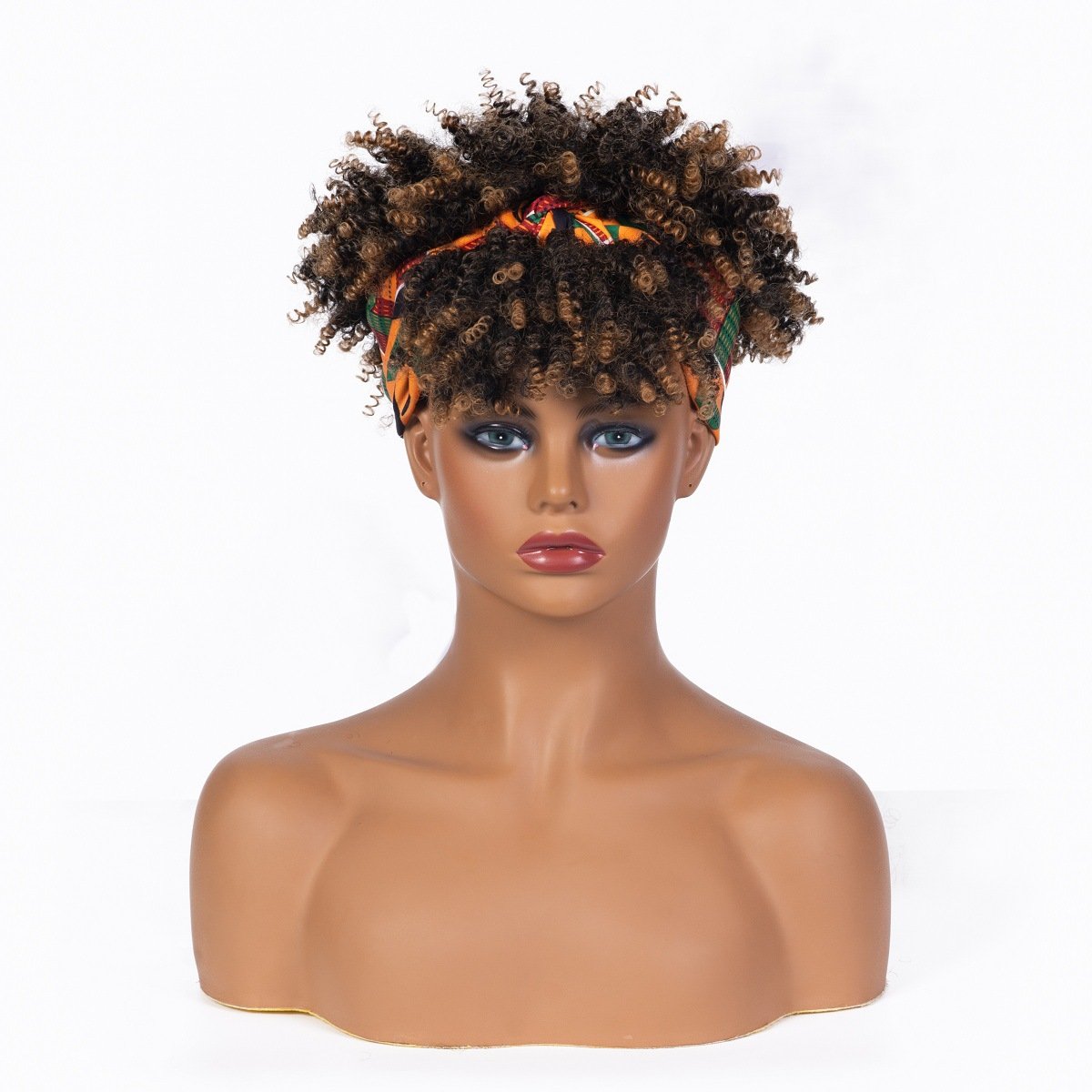 Cheap Kinky Curly Headband Wig Human Hair Glueless Human Hair Wigs for Black Women