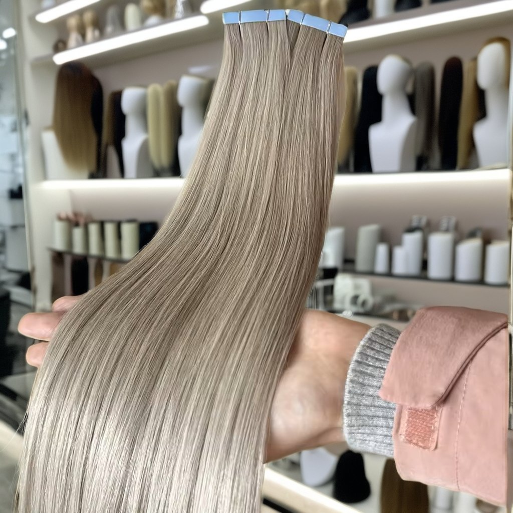 Tianci Wholesale Cambodian Raw Hair Extensions Double Weft Human Hair Tape In Beauty Product For Women With Straight Style