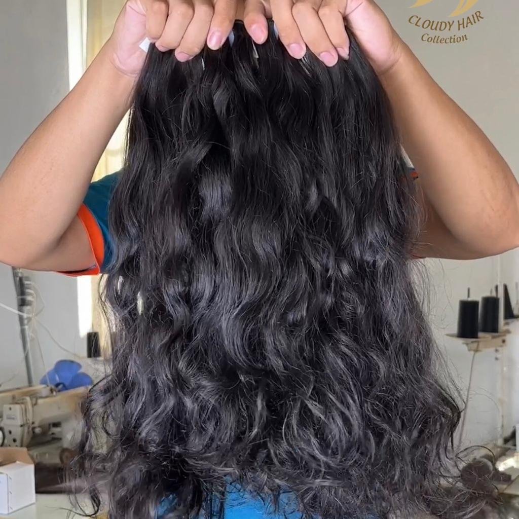 Wholesale Raw Vietnamese Natural Wavy Natural Wavy Hair Vendors Natural Wavy Vietnamese Raw Human Hair