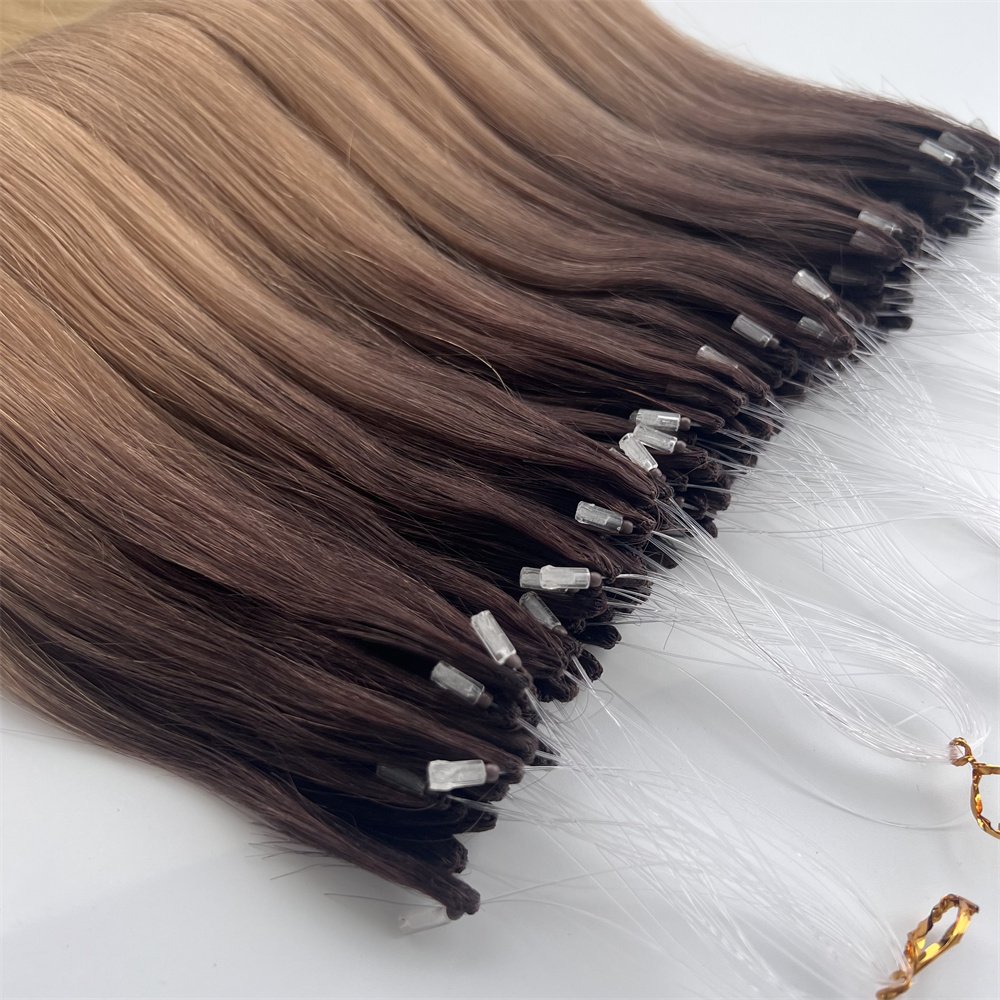 New Product Feathering Hair Extensions Invisible Double Drawn High Quality 100% Human Hair Feathering H6 Hair Extension