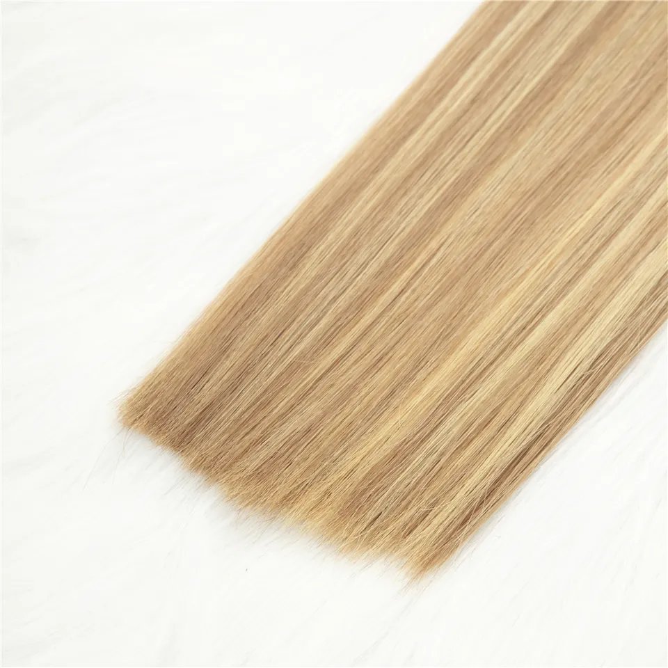 Supply Salon Factory Wholesale Top Virgin Remy Hair 100% Human Hair Extensions 24inch Flat Tip Premium Hair Extensions
