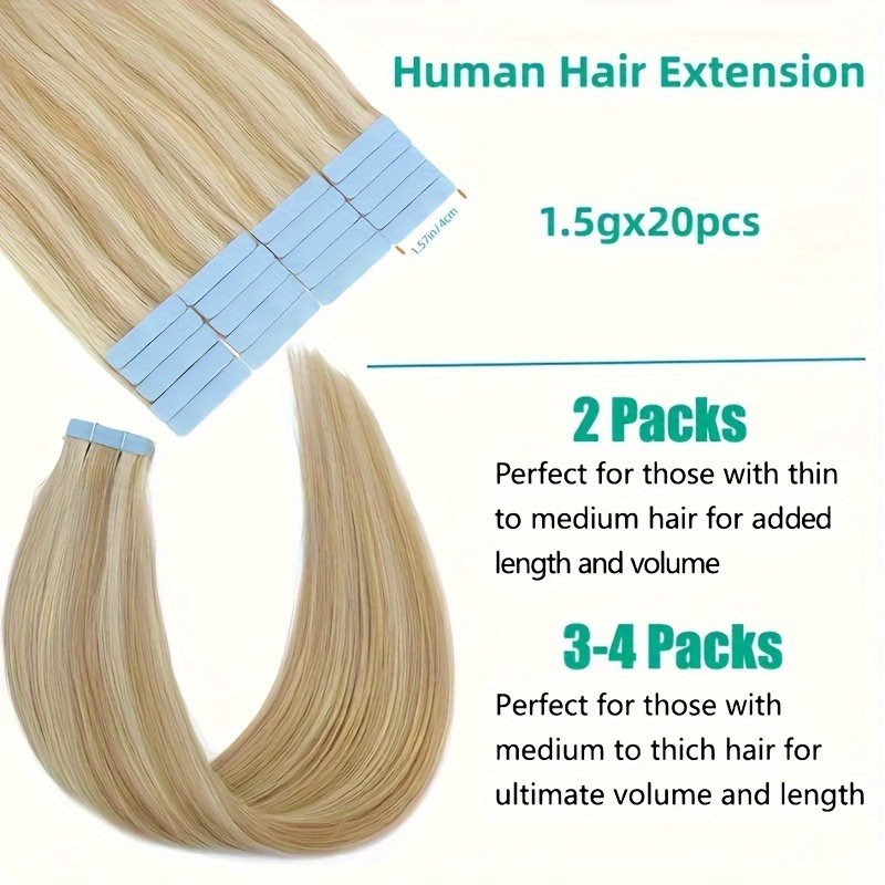Remy Inject Tape Ins Extensions Unprocessed Invisible Tape In Extensions Human Hair Extension
