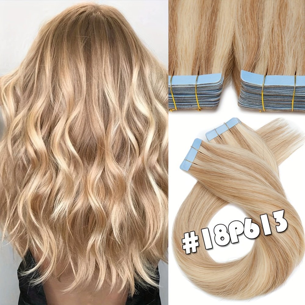 Remy Inject Tape Ins Extensions Unprocessed Invisible Tape In Extensions Human Hair Extension