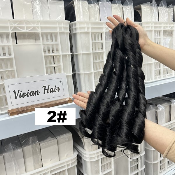 3x french curl braid afro 22inch 3X private label logo non slippery french curl hair packaging for braids bulk packet wholesale