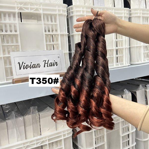 3x french curl braid afro 22inch 3X private label logo non slippery french curl hair packaging for braids bulk packet wholesale