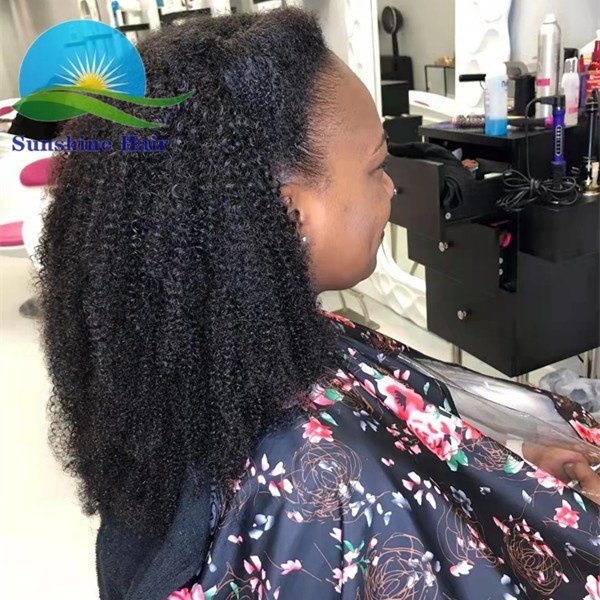 100 Strands keratin capsules afro kinky curly itip 100 virgin brazilian indian hair microlink vietnamese i tip hair extension