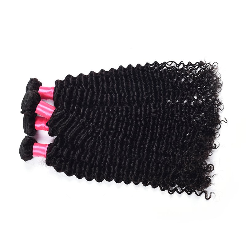 Wholesale Raw Cuticle Aligned Indian Virgin Hair Vendors 10A Unprocessed Deep Wave Human Hair Bundles Hair Extension