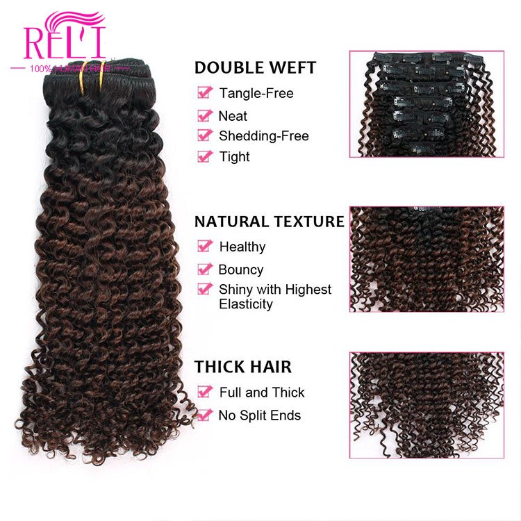 Top grade hair clips near me Virgin curly hair treatment cute girls afro kinky curly clip in hair extensions