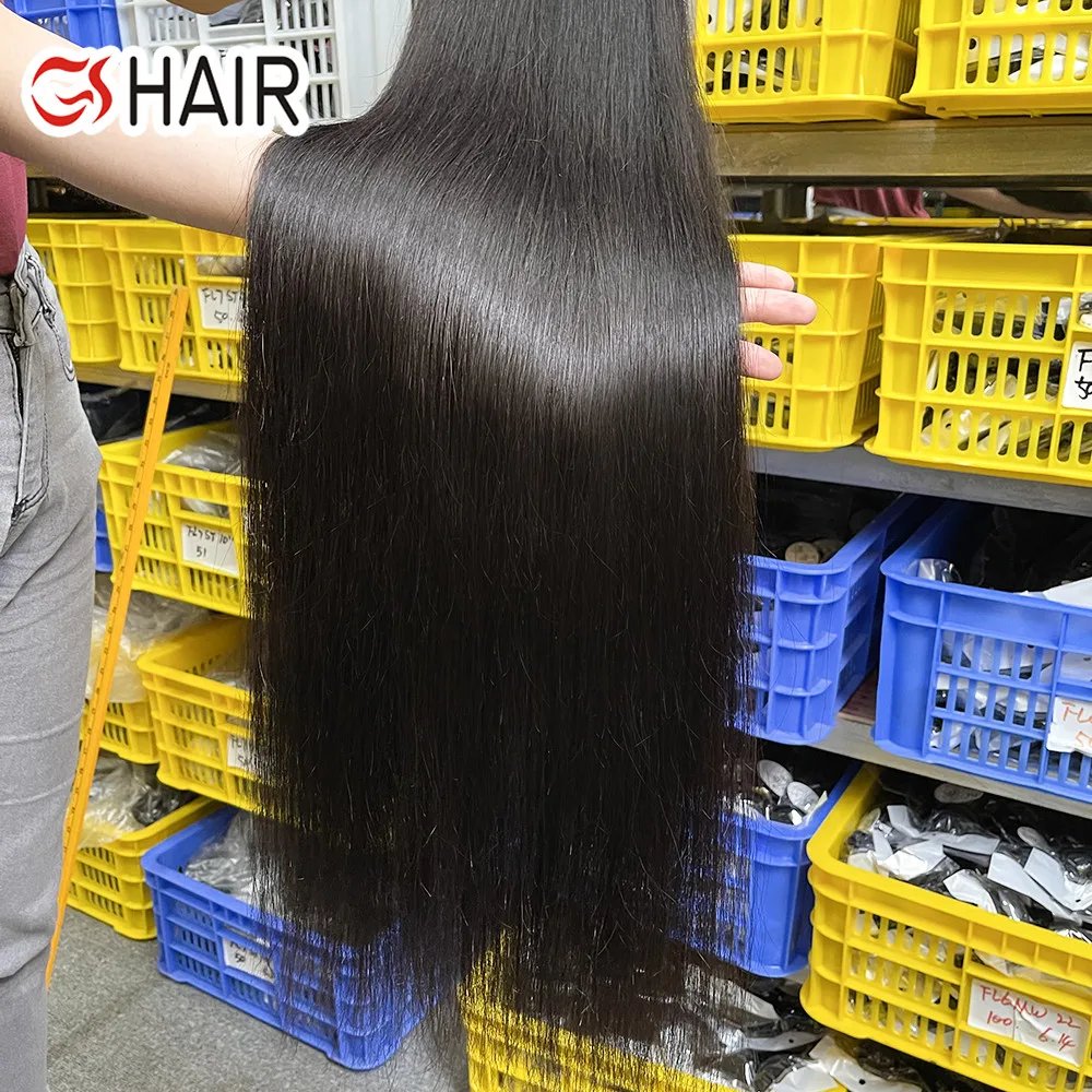 GS Vietnamese Super Double Drawn Virgin Mink Raw Unprocessed Hair Weave Bundles,Cheap Bone Straight Human Hair Extensions Vendor