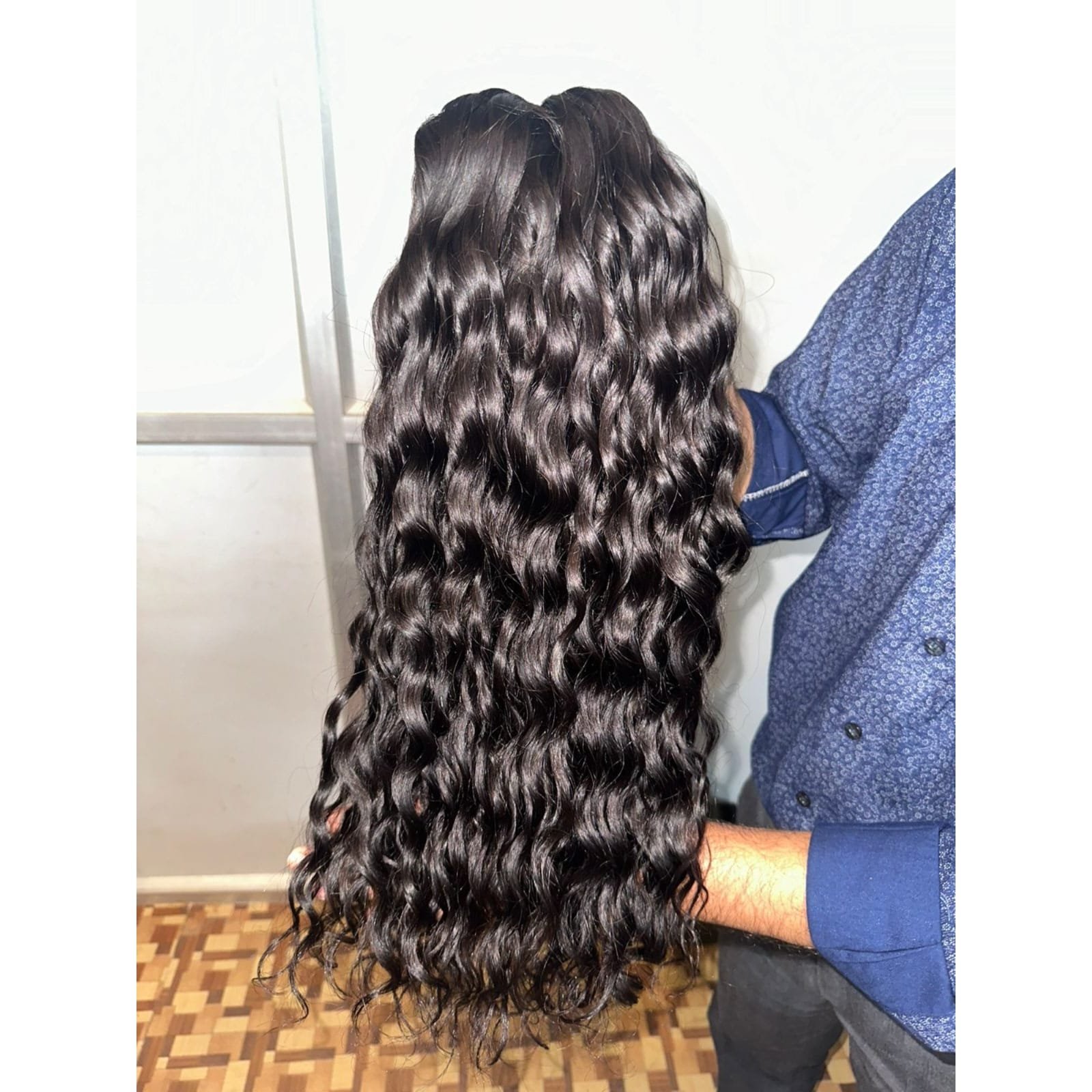 Raw natural curly unprocessed hair extensions & wigs human hair extensions extension for black woman directly from donor