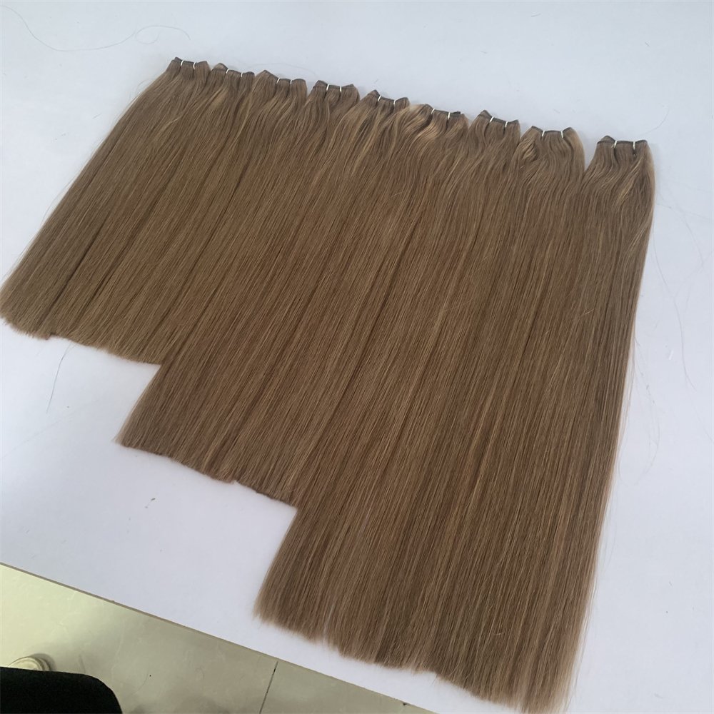 Hot Selling Invisible Hair Weft Double Drawn Best quality seamless Virgin Flat Weft Can Be Cut Human Hair Extensions