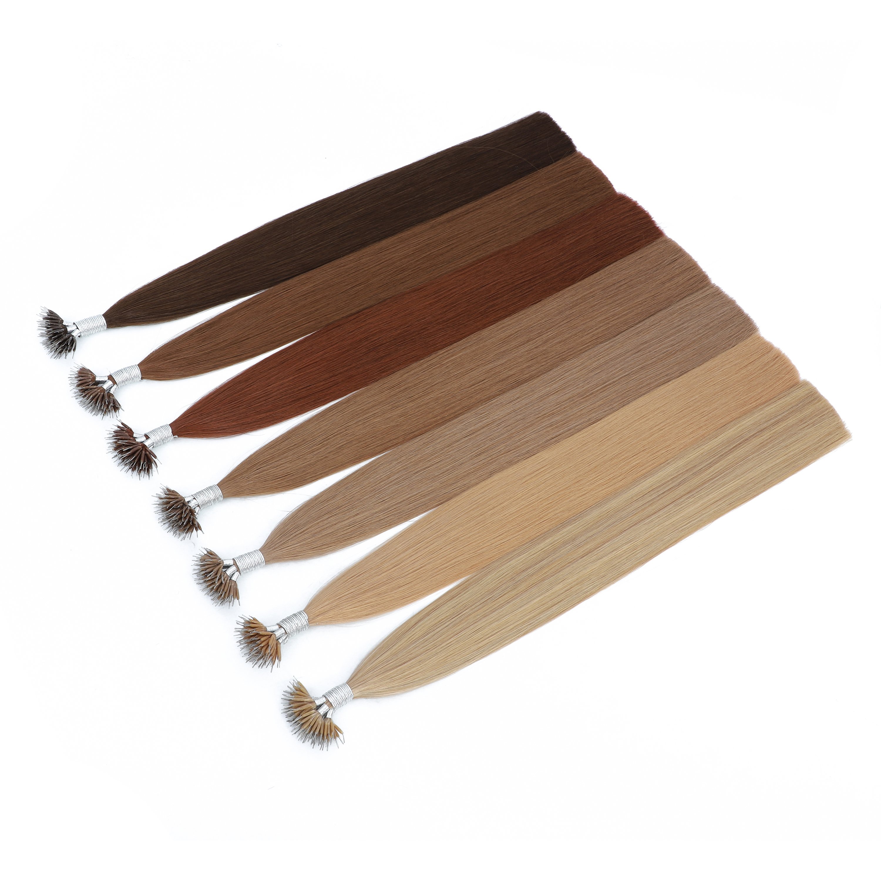 Best Quality Full Cuticle 14-20 inch 1.0g each nano tip high quality remy human hair extension nano tip/nano ring hair extension