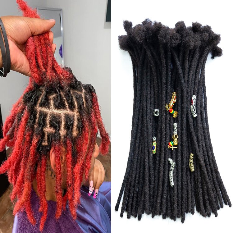 Hot Selling Black Sister Microlocs Dreadlock 30 Inch Brazilian Human Hair Extensions Dreadlocks For Locs Extension