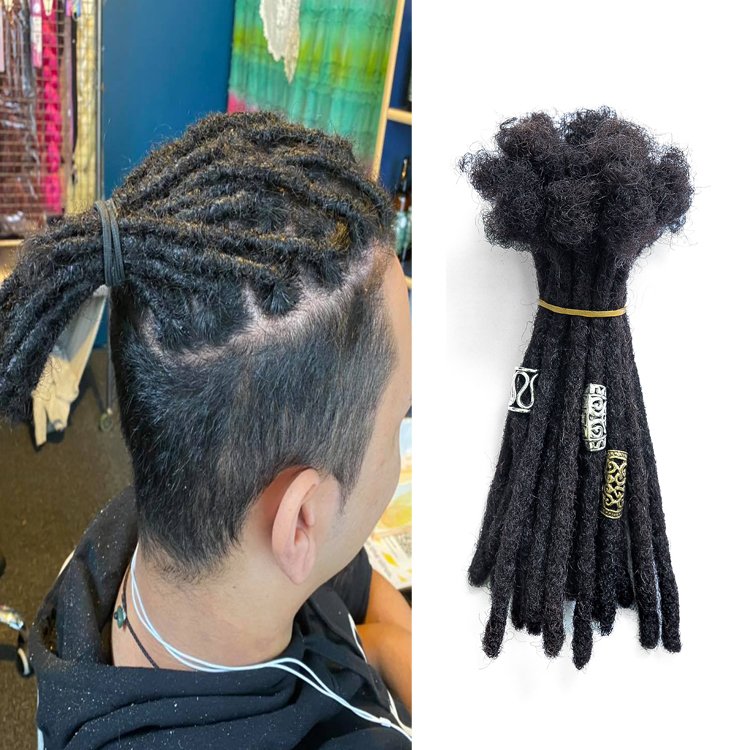Hot Selling Black Sister Microlocs Dreadlock 30 Inch Brazilian Human Hair Extensions Dreadlocks For Locs Extension
