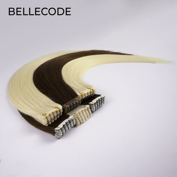 BELLECODE Wholesale Mini Tape Hair Extensions Mini Tape In Natural Shipping Packaging Tape