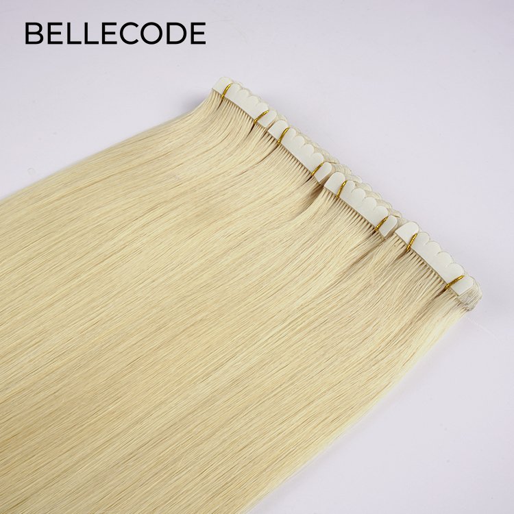 BELLECODE Wholesale Mini Tape Hair Extensions Mini Tape In Natural Shipping Packaging Tape