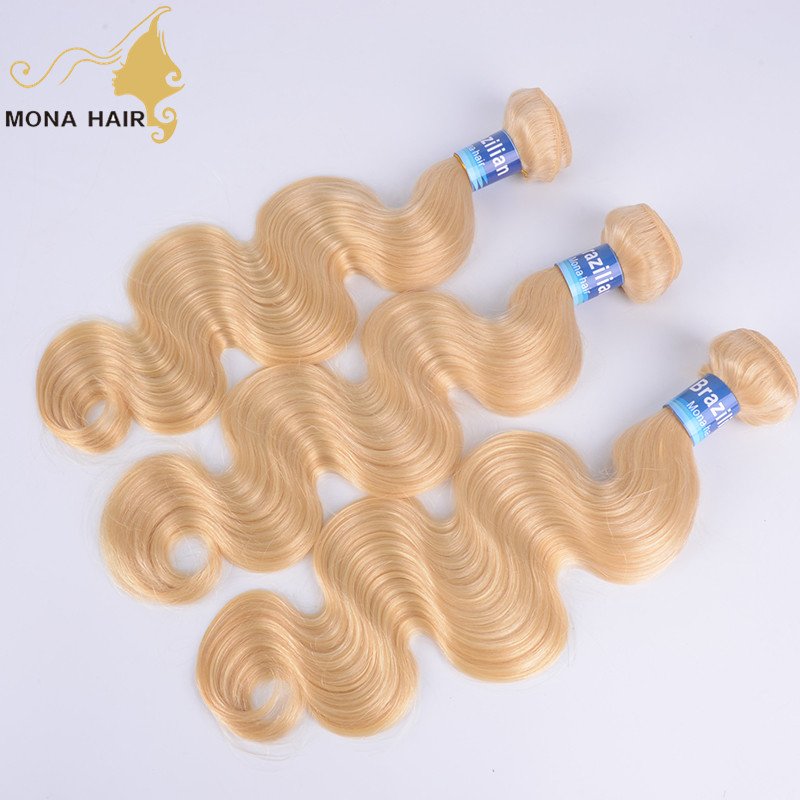 Wholesale price large stock 12-28inch virgin hair extensions 613 bodywave bundles 613 hair