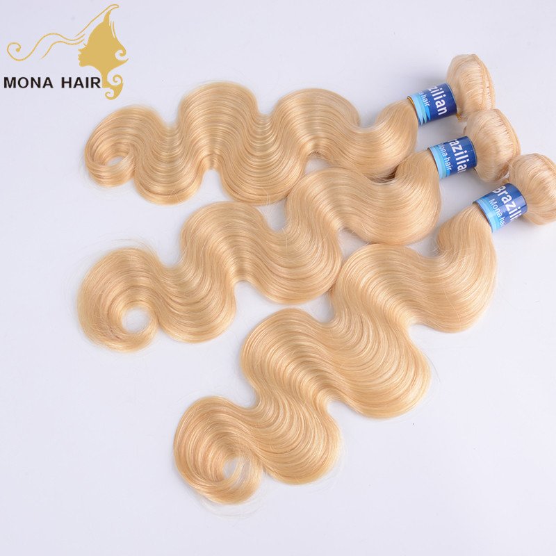 Wholesale price large stock 12-28inch virgin hair extensions 613 bodywave bundles 613 hair