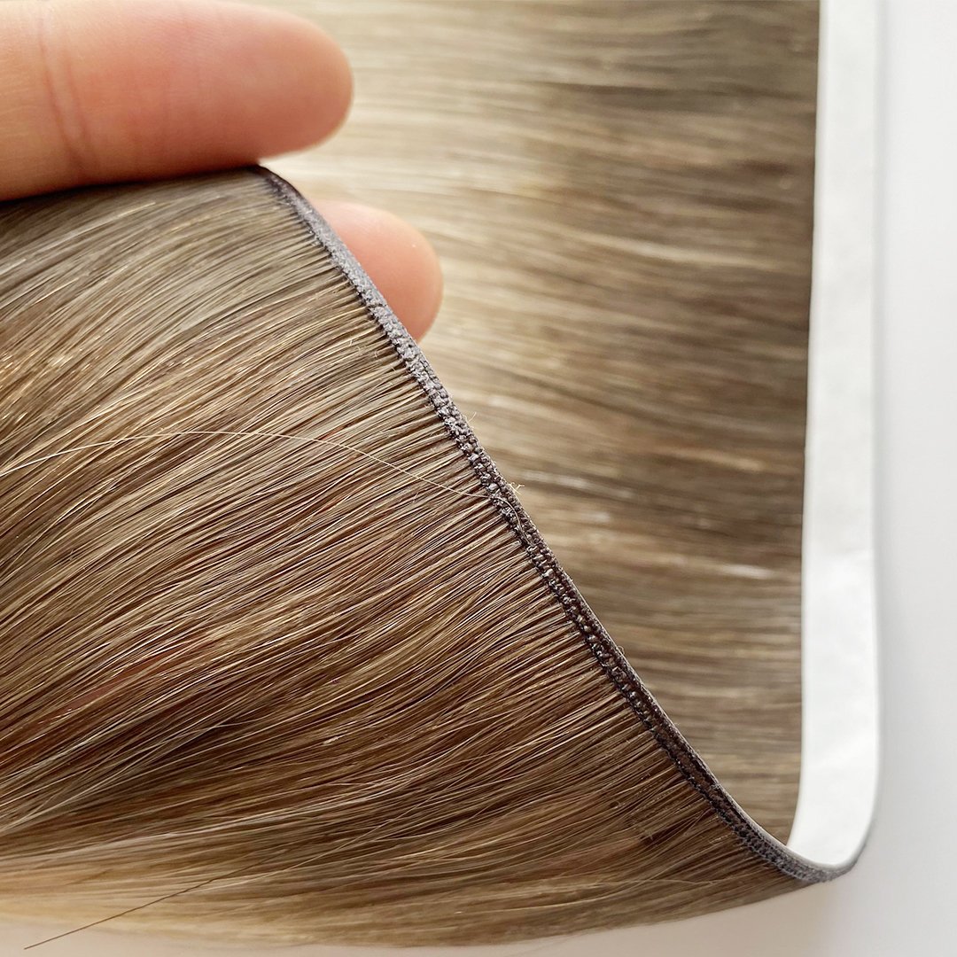 European full pu skin weft Russian Human Hair Tape Hair Extension Inject Tape In Human Hair Extension