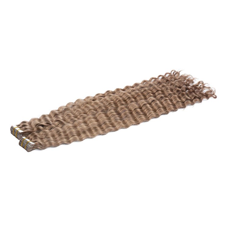 Grade 12A Best Quality Cambodian Wavy Tape Ins Hair Extensions 100% Raw Human Hair 40Pieces/100g Tape In Hair