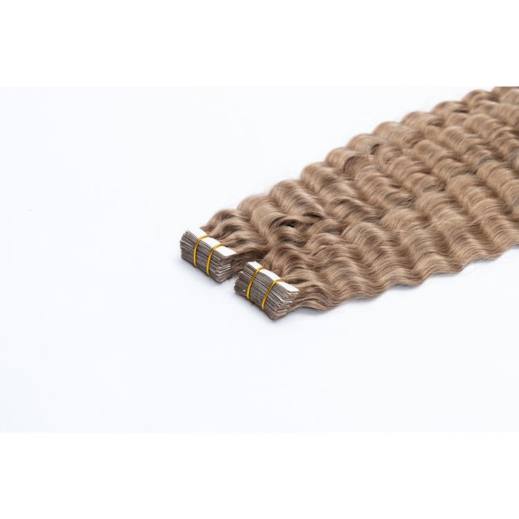 Grade 12A Best Quality Cambodian Wavy Tape Ins Hair Extensions 100% Raw Human Hair 40Pieces/100g Tape In Hair